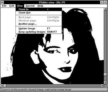 Picture of view mode screen